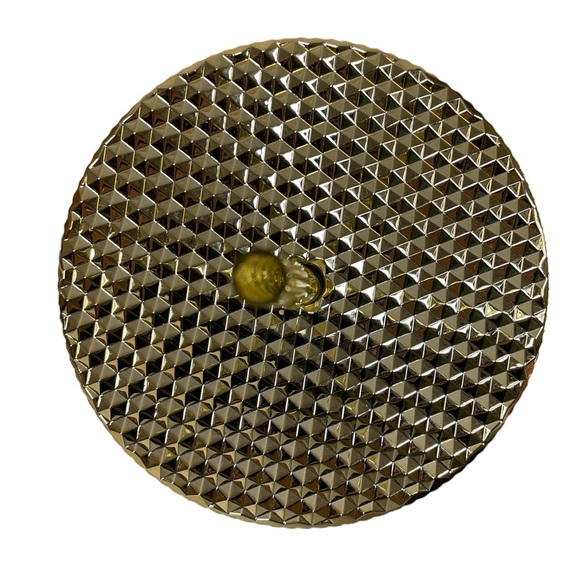 Starbucks 24 oz metallic gold studded Venti Cold Cup 2022 Holiday Tumbler - Picture 5 of 11